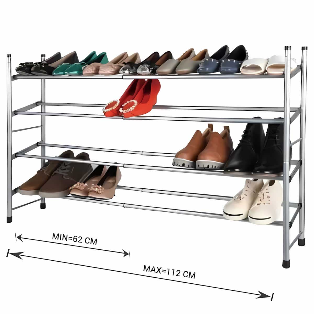 Proširiva, teleskopska polica za obuću