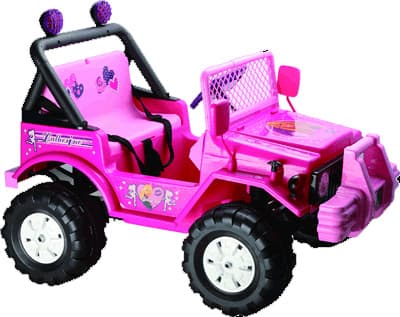 Džip na akumulator 301 - dvosed roze