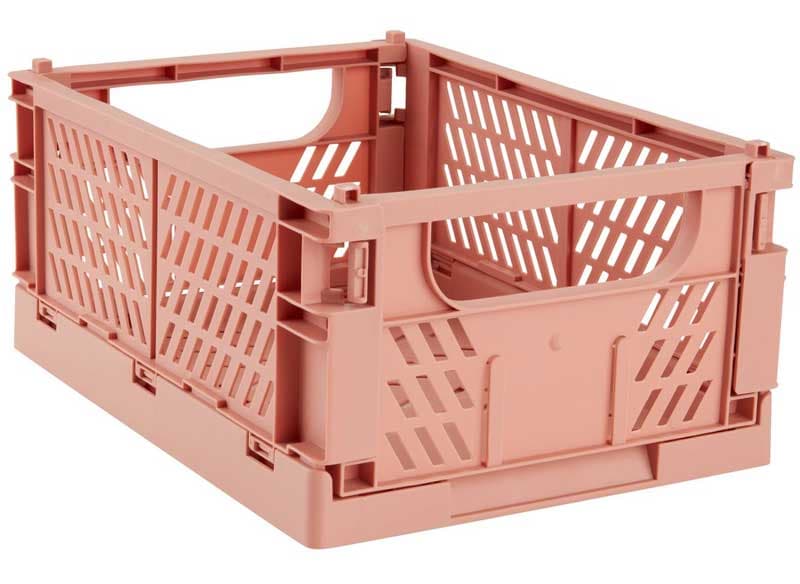 Sklopiva gajbica za odlaganje stvari 25x34x15cm Koral