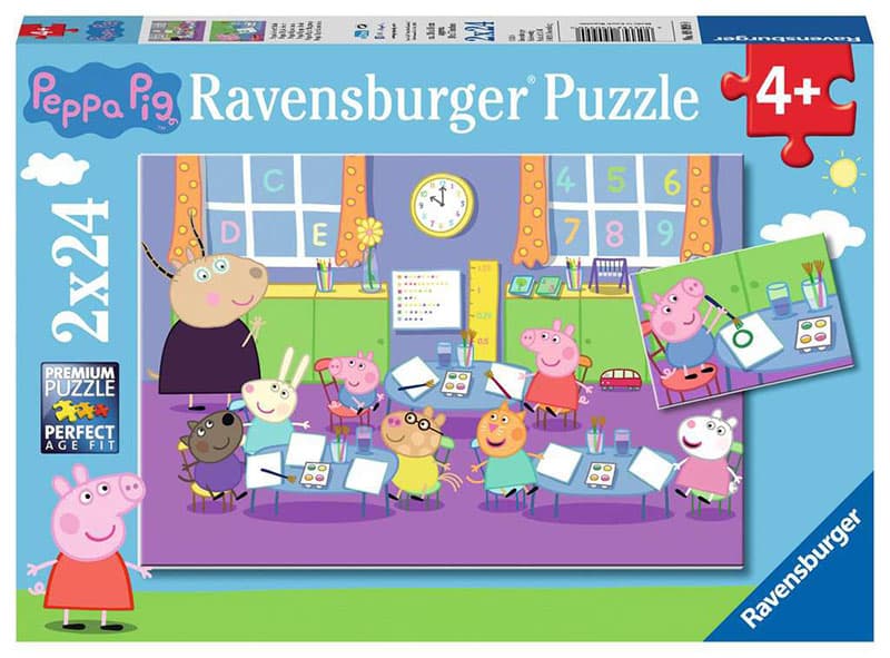 Pepa Prase Puzzle slagalice 2x24 dela Ravensburger 09099
