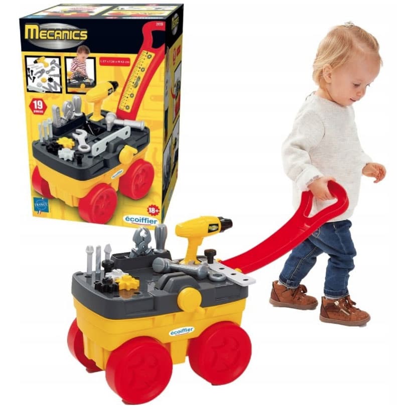 Ecoiffier mehaničarska kolica sa alatom 2419