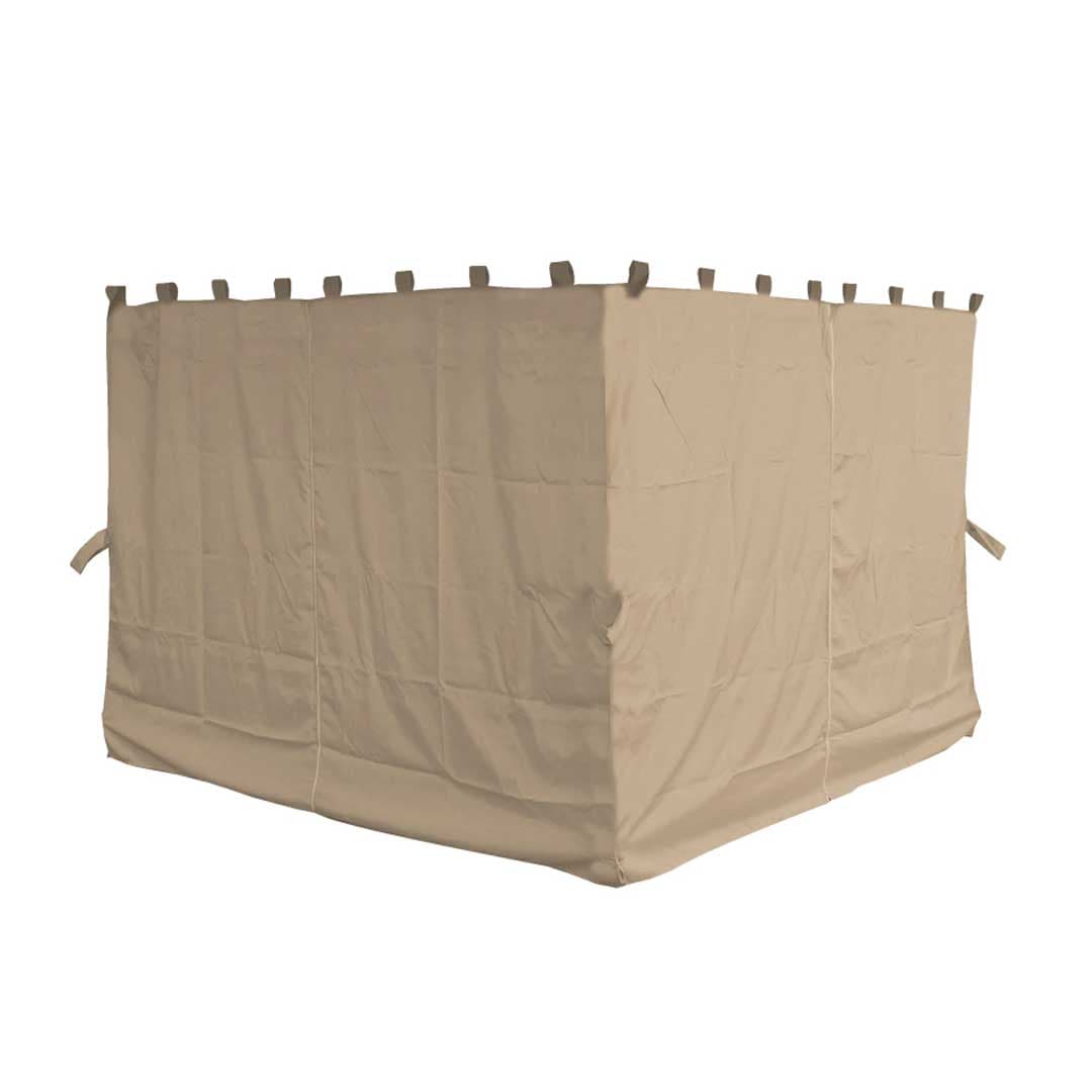 Zavese Za Paviljon 3x3 m Gazebo Bež