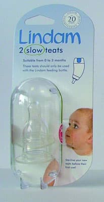 Lindam Slow silikonska cucla 2kom 44276