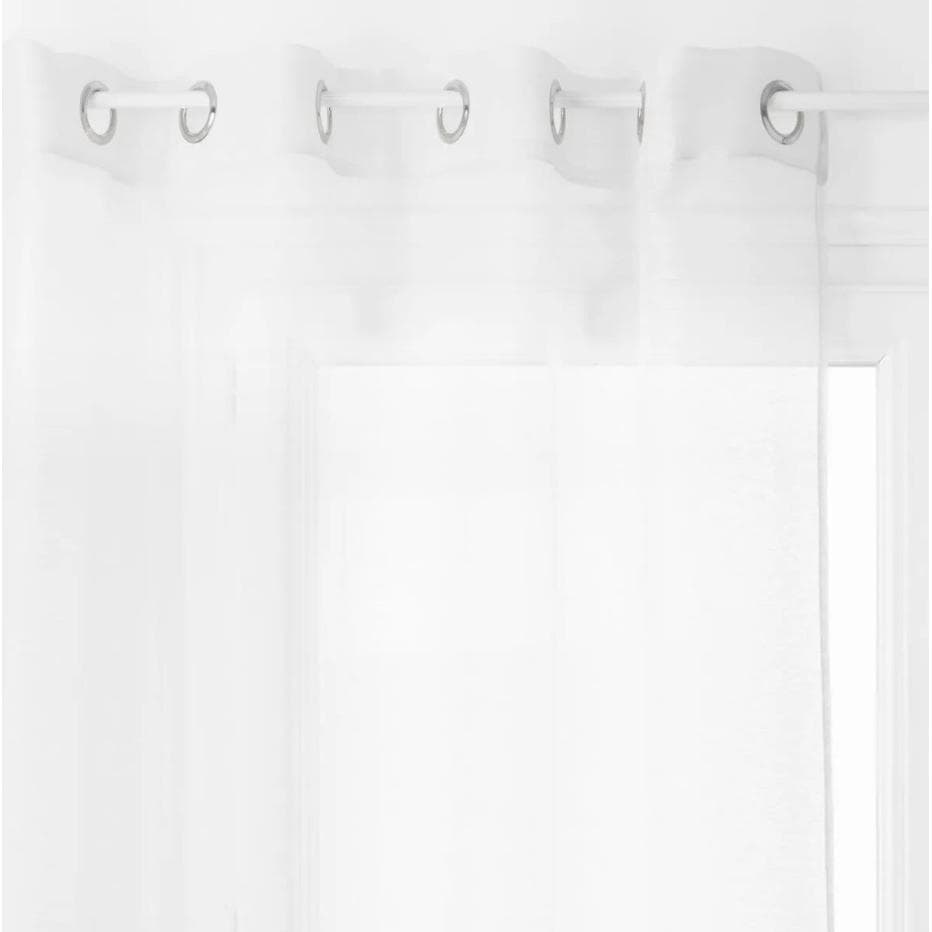 Atmosphera Zavesa Moly Wh 135x240cm Poliester Bela