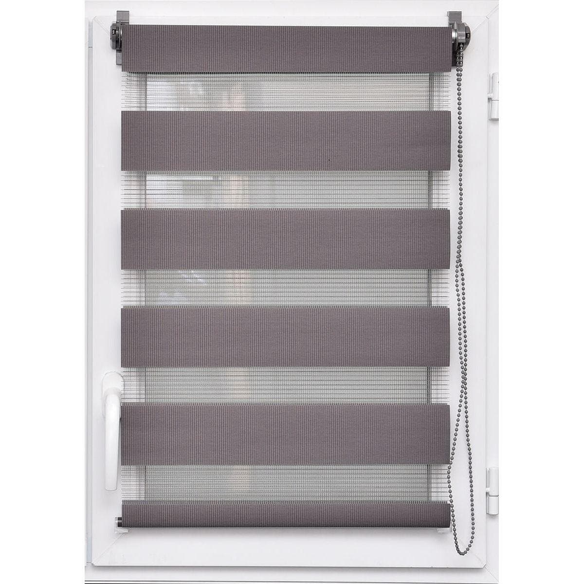 Tamno Siva Zebra Roletna 90x250 cm Luance