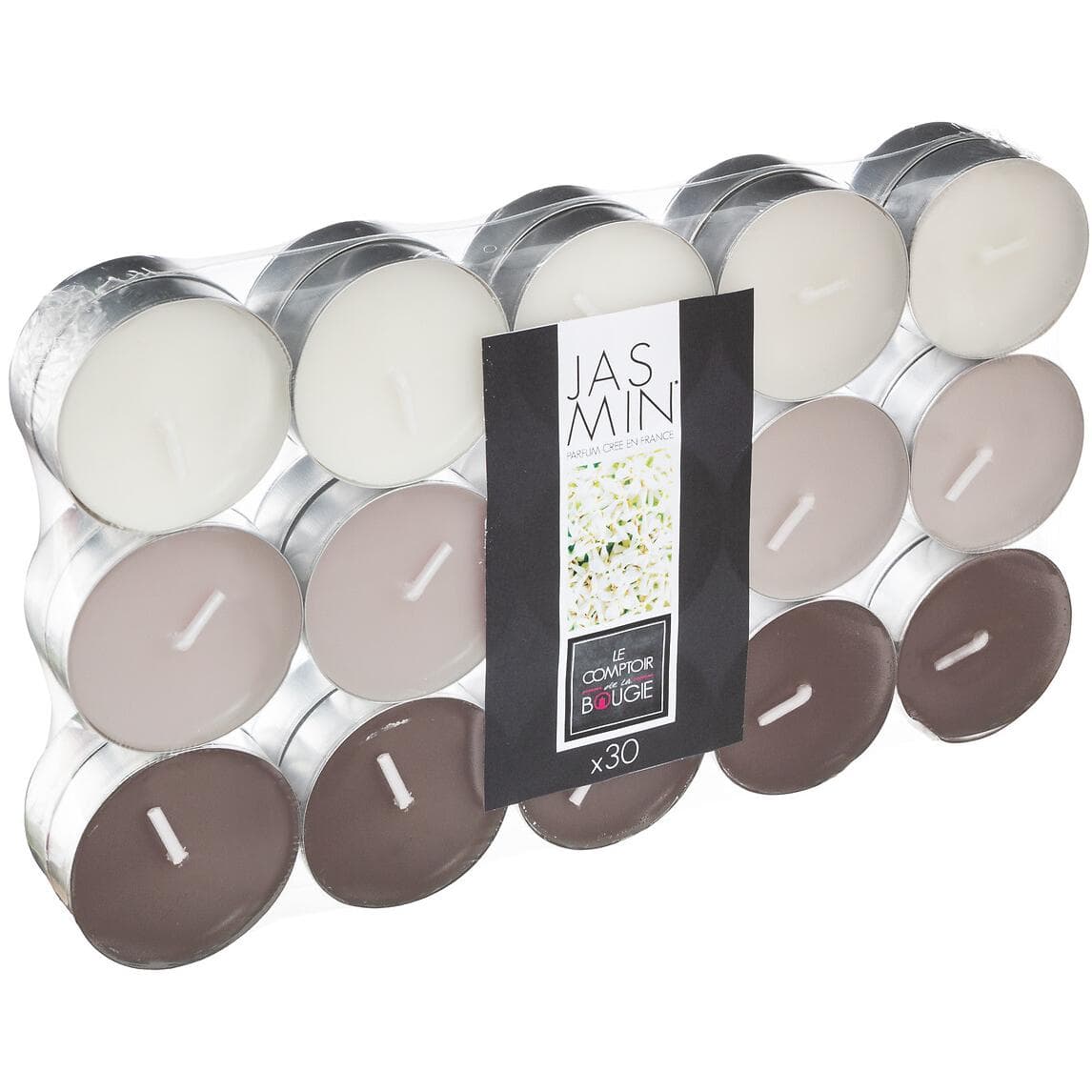 Atmosphera Set Sveca 30kom, Dim 3,7x1,3cm Vosak Bez Jasmin