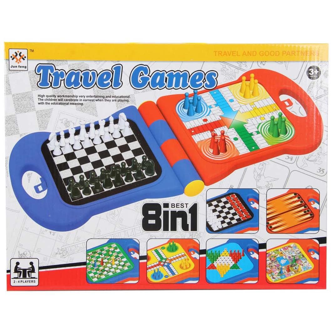 Društvene Igre 8u1 Putna Verzija