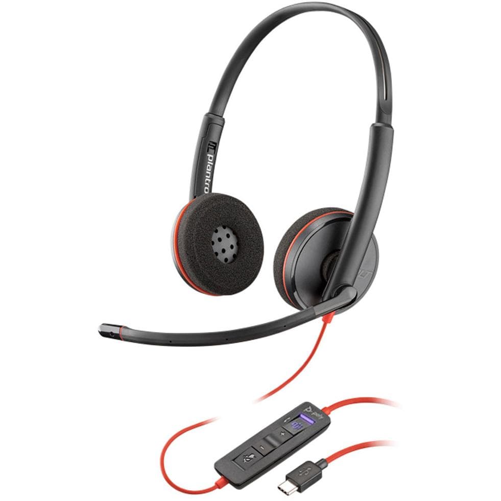 Poly Blackwire žičane slušalice sa mikrofonom C3220 USB-C