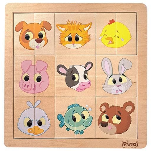 Drvena slagalica za decu Grimase životnja PINO 4490