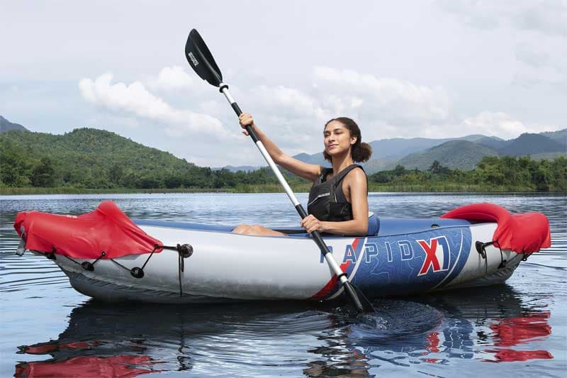 Kajak na naduvavanje sa veslom i pumpom Bestway Hydro-Force Rapid X1 65176