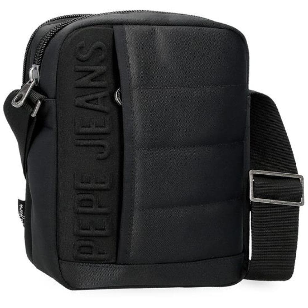 Muška torbica sa dve pregrade 22cm Pepe Jeans Ancor black 70155