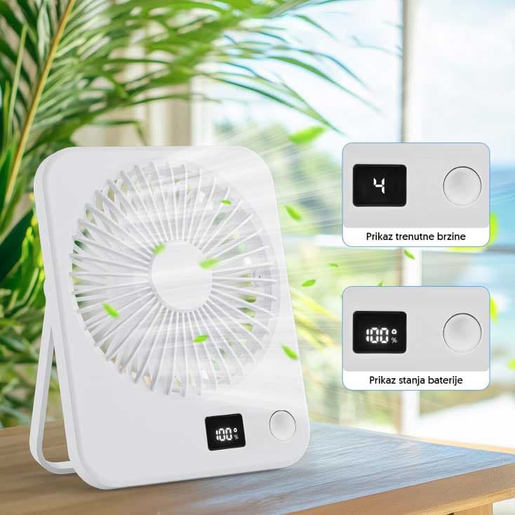 Stoni USB mini ventilator sa displejem 5919WH