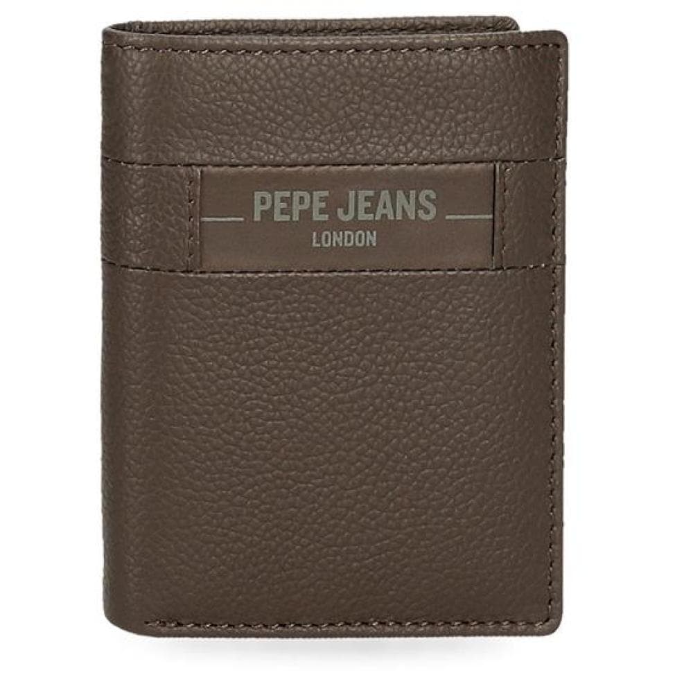 Novčanik za muškarce kožni Pepe Jeans Checkbox brown 78820