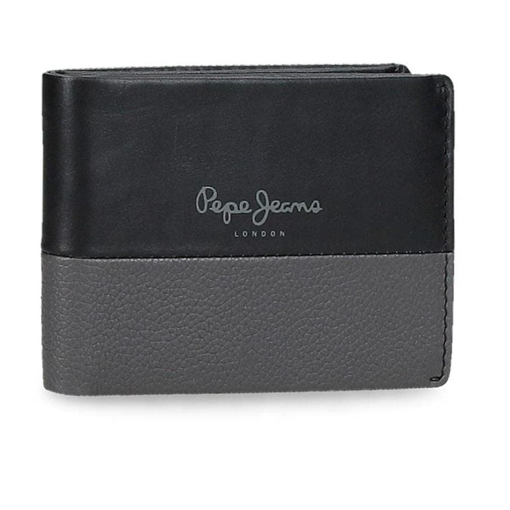 Kožni novčanik za muškarce Pepe Jeans Dual black 78331