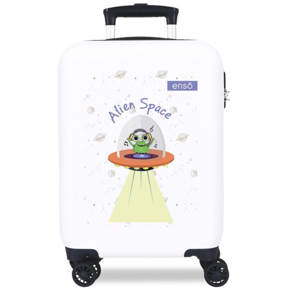 Dečiji kofer 50cm Enso Alien Space white 98813