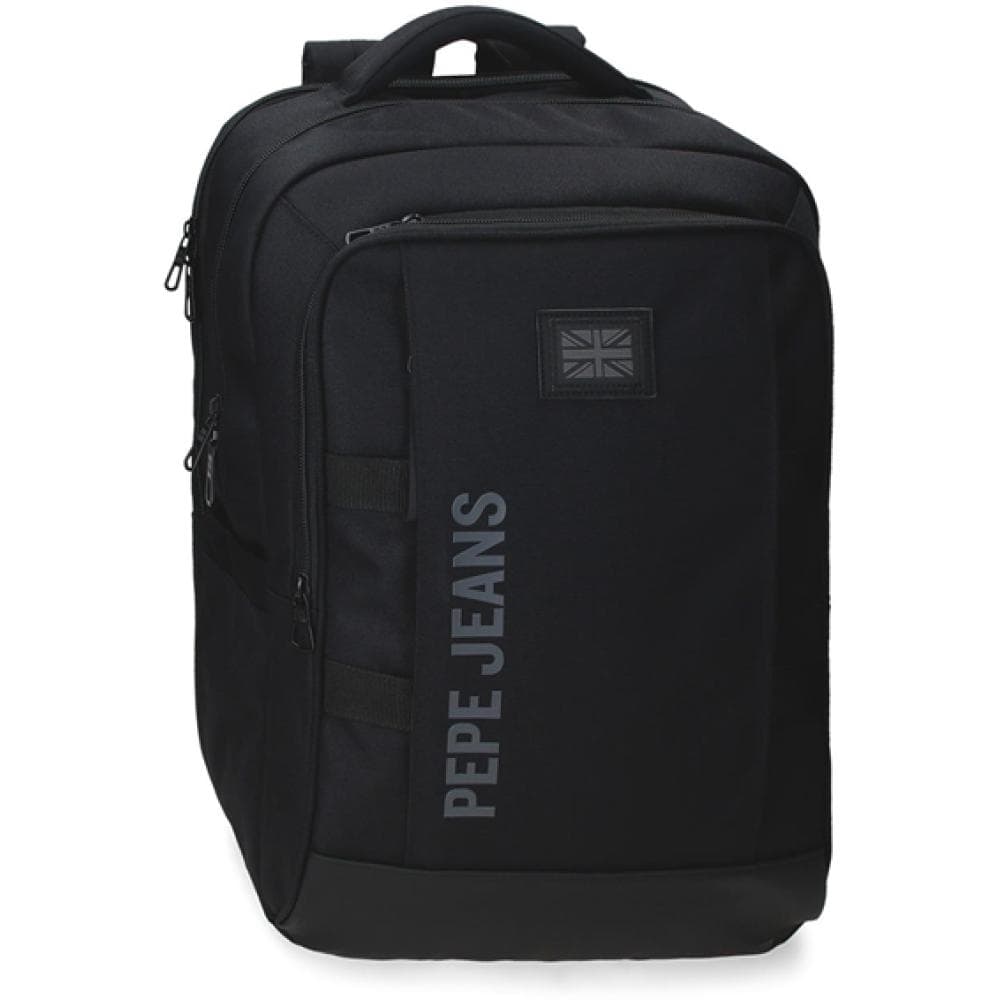 Ranac 44cm sa pregradama za laptop i tablet Pepe Jeans Matlock black 73127