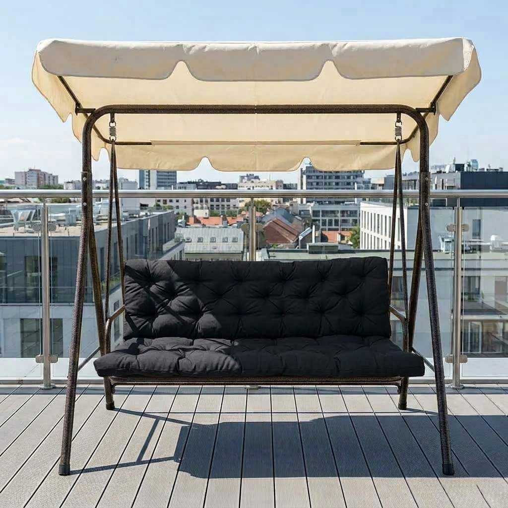 Jastuk Za Baštensku Ljuljašku 155x60x60cm Black