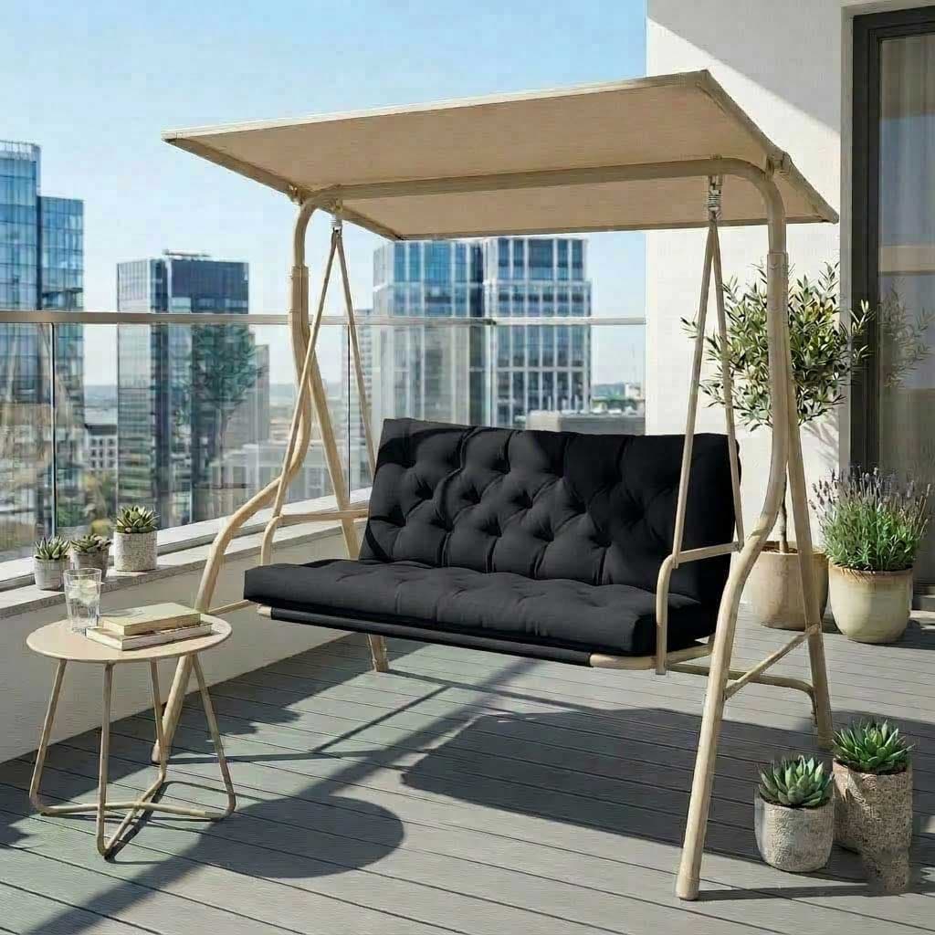 Jastuk Za Baštensku Ljuljašku 135x55x55cm Black