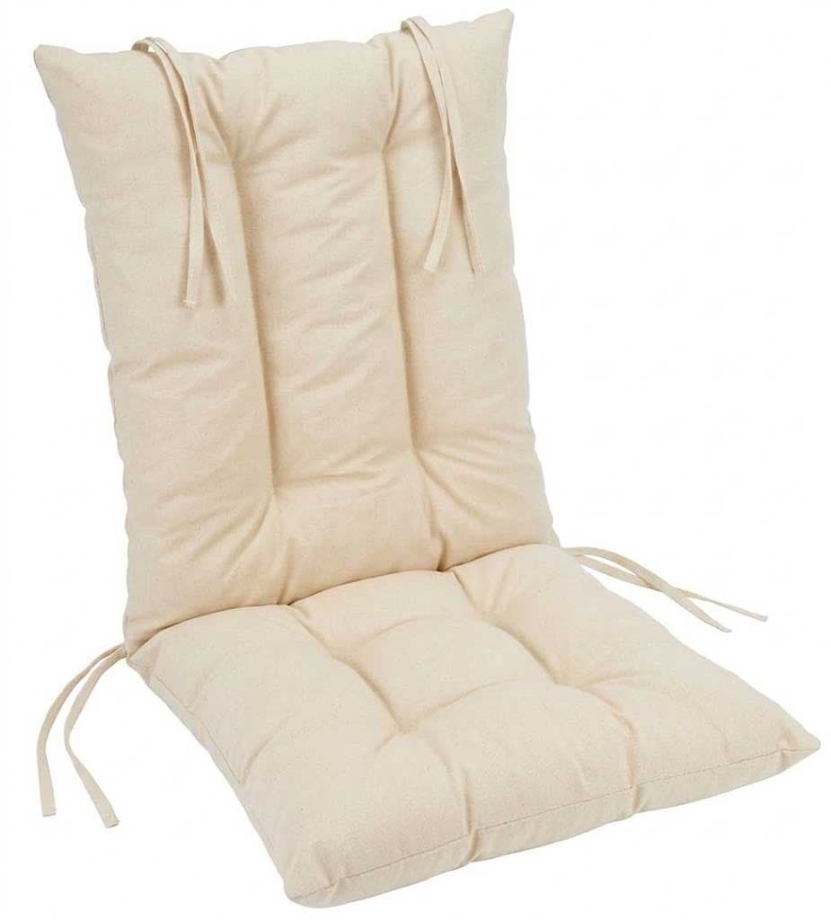 Jastuk Za Stolicu Sa Naslonom 1 kom. 40x80 cm IVORY