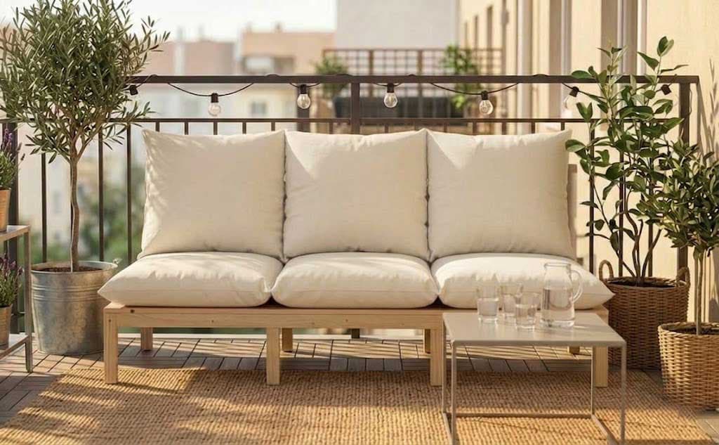 Jastuk Za BaštenskI Dvosed 120x50x50 cm IVORY