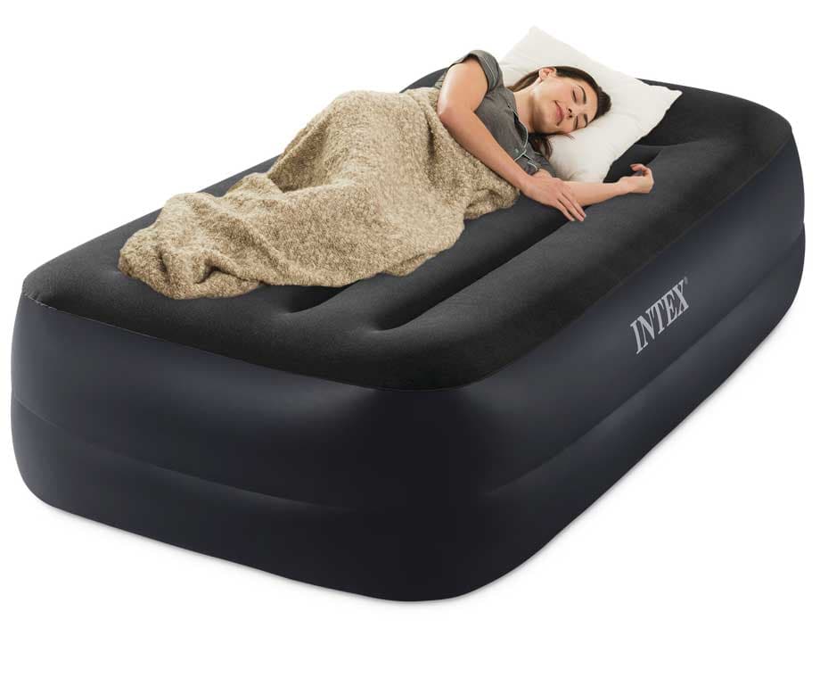 Intex Single vazdušni krevet sa integrisanom pumpom Twin Pillow 99cx191x42cm 64122ND