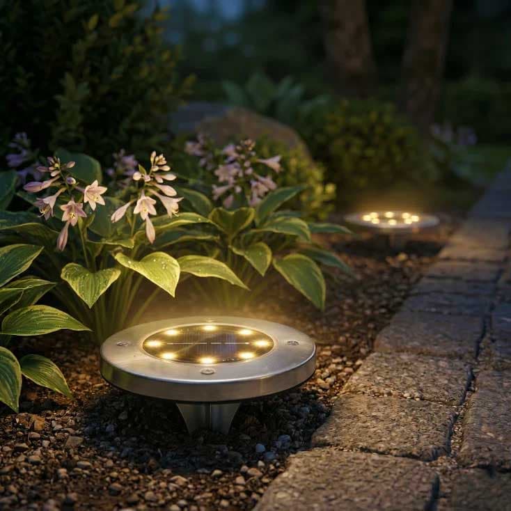 Solarna baštenska lampa – Set od 2 komada