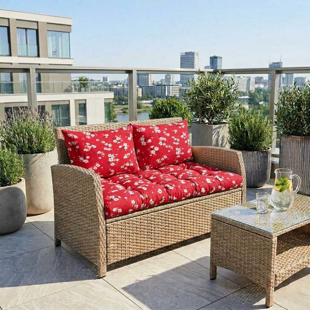 Jastuci za baštenski dvosed 130x50x50cm RED SPRING