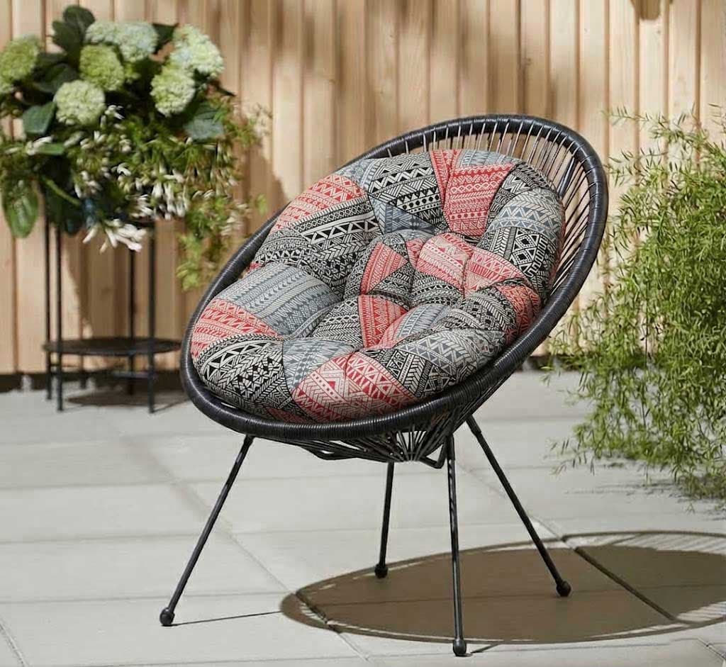 Jastuk za ovalnu baštensku stolicu - fotelju 110x90cm INDI