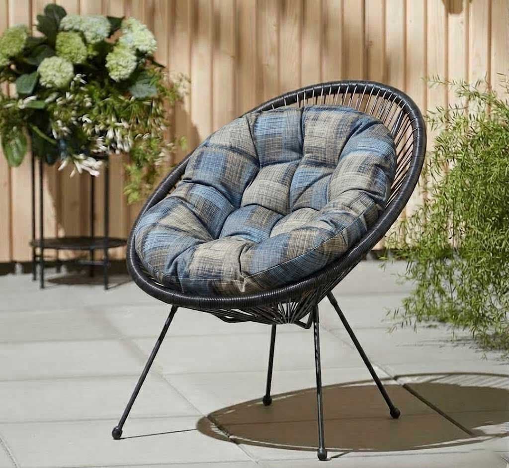 Jastuk za ovalnu baštensku stolicu - fotelju 110x90cm FOG-B