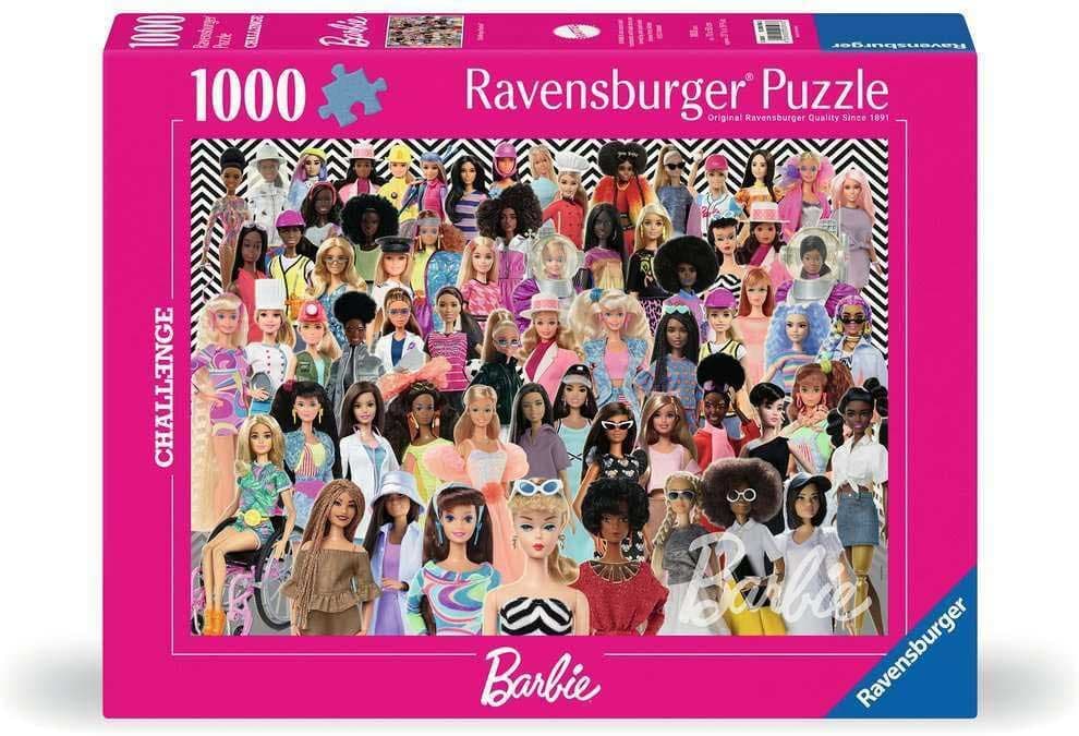 Puzzle slagalica 1000 delova Barbi Izazov Ravensburger 12000593