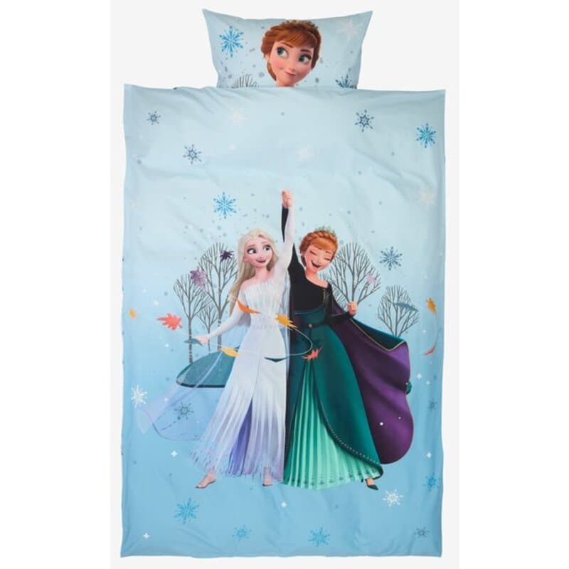 Dečija posteljina FROZEN 140x200 svetlo plava Jastučnica i jorganska navlaka