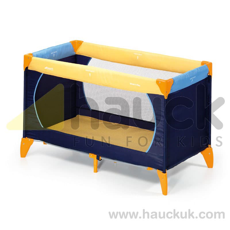 Hauck prenosivi krevetac Dream n Play yellow/blue/navy 5010031