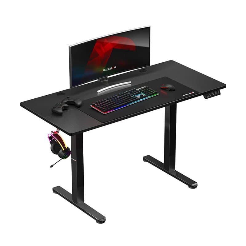 Huzaro Hero 8.2 Električni Gaming Sto, Crni, 120x60 cm