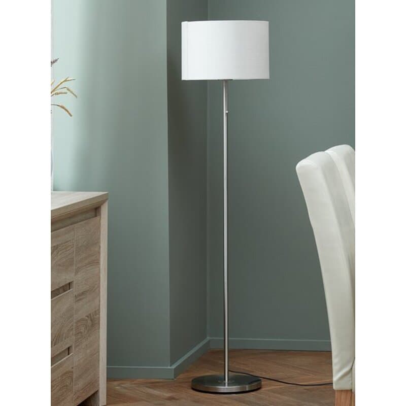 Podna lampa V145 bruš. čelik