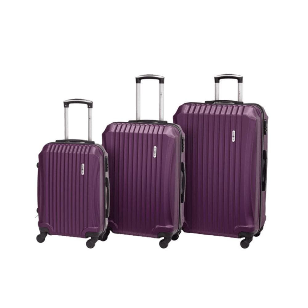 Set ABS kofera Enova Sevilla purple 55cm-65cm-75cm 514240