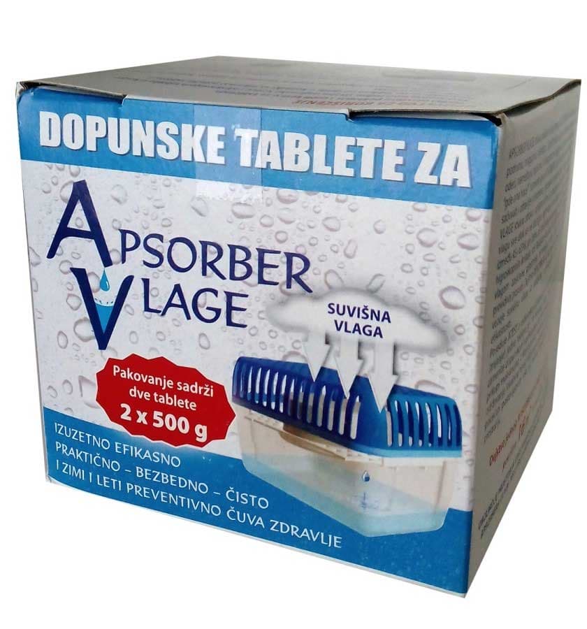 Dopunske tablete za apsorber vlage 2x500 g