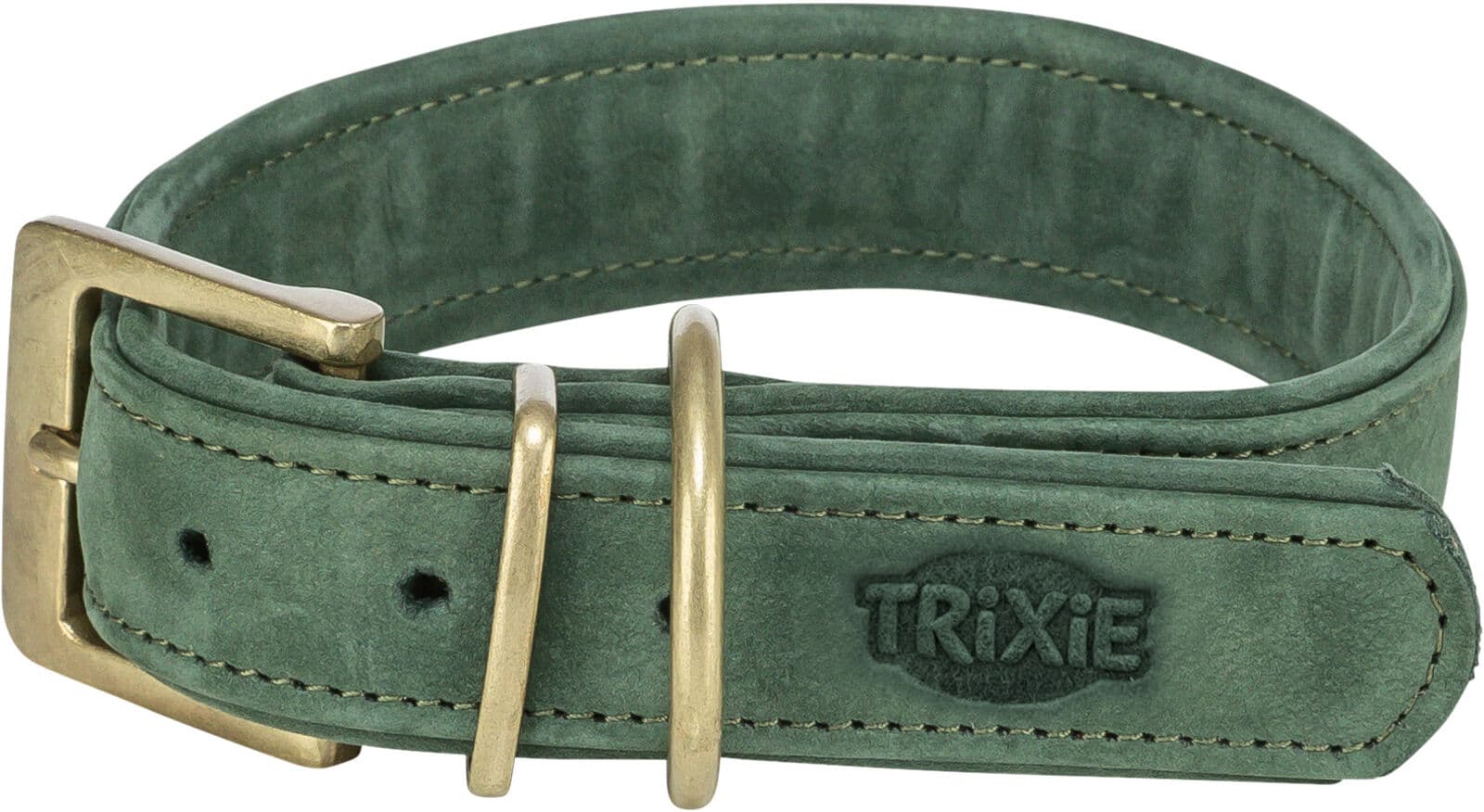 Kožna ogrlica za pse 31-37cm Pure sage TRIXIE 1886034