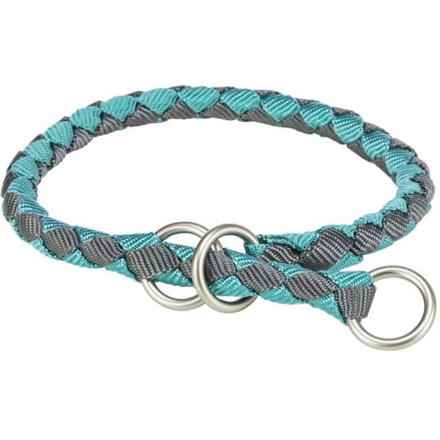 Ogrlica poludavilica za pse 39-45cm Cavo aqua/graphite TRIXIE 143828