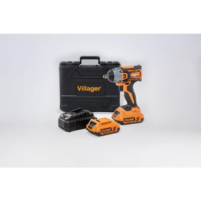 Villager Fuse VLP 5320-2BSC akumulatorski brushless udarni odvrtač 18V, 250 Nm