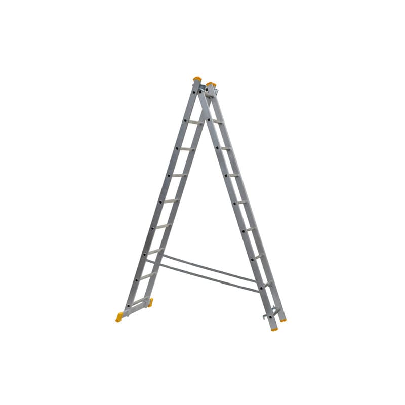 Merdevine aluminijumske Bomber 2x11, sklopive na izvlačenje