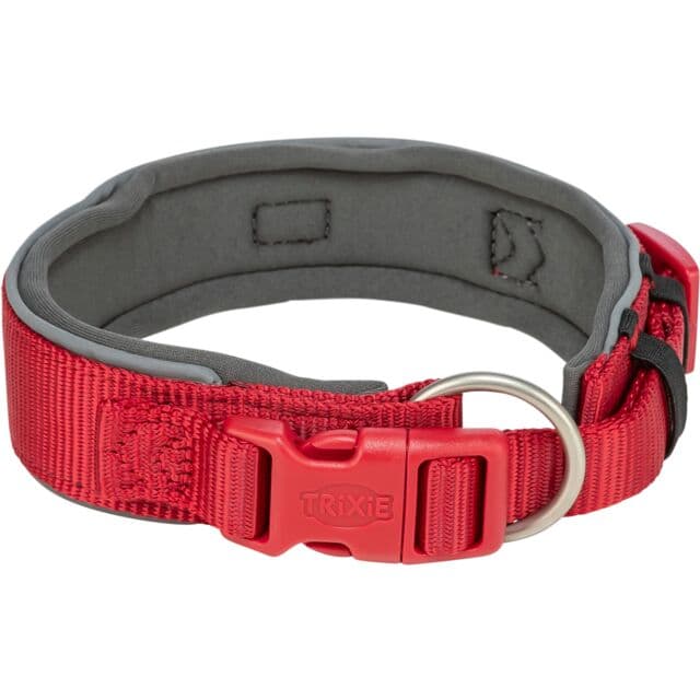 Ogrlica za pse 33-42cm Premium extra wide red TRIXIE 1995603