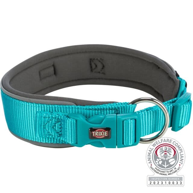 Ogrlica za pse 33-42cm Premium extra wide ocean TRIXIE 1995612