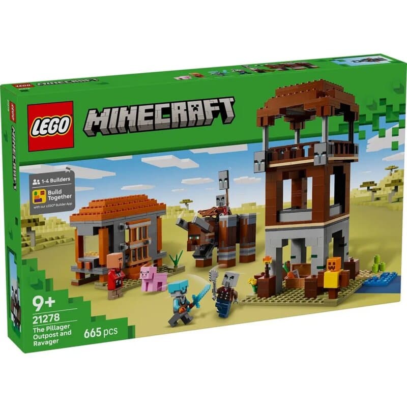 LEGO Minecraft Predstraža pilidžera i ravadžer 21278