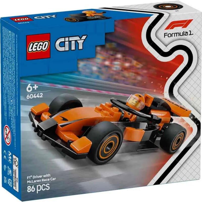 LEGO® City F1® Vozač sa Meklaren trkačkim automobilom 60442