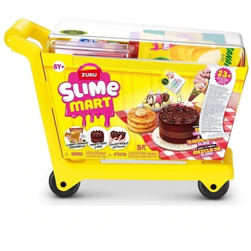 Slime Mart set za igru sa kolicima – kreativni komplet za slajm, 26 delova