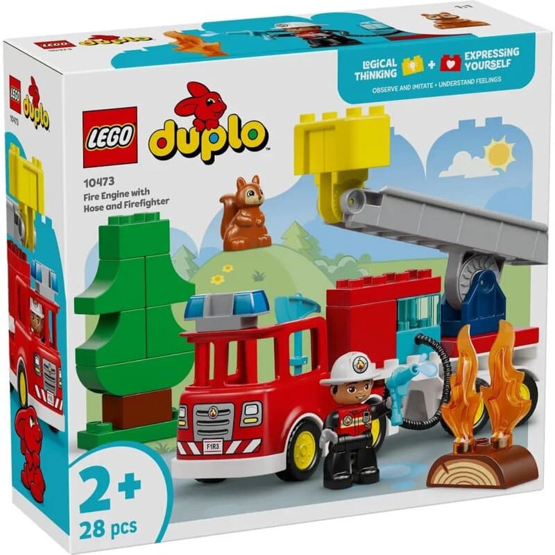 LEGO® DUPLO Town Vatrogasno vozilo sa crevom i vatrogascem