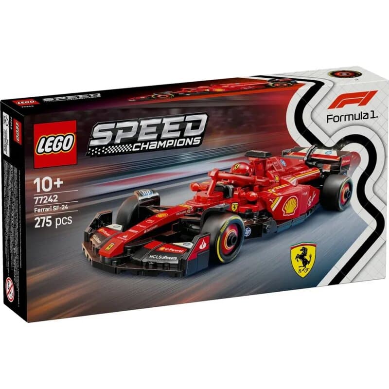 LEGO® Speed Champions Ferrari SF-24 F1 trkački automobil sa mini-figurom