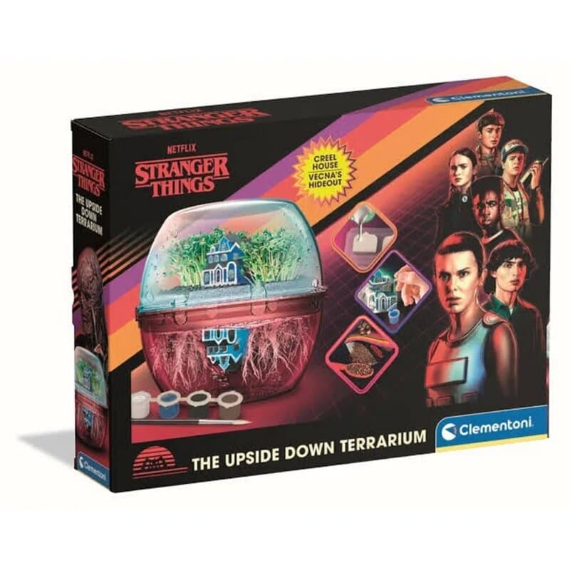 Clementoni Stranger Things Upside Down Terarijum – Edukativna igračka za decu