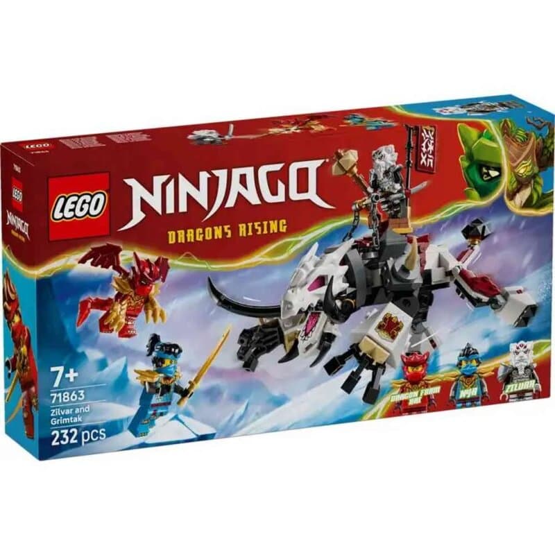 LEGO® NINJAGO Zilvar i Grimtak, Zmaj Zver 71863