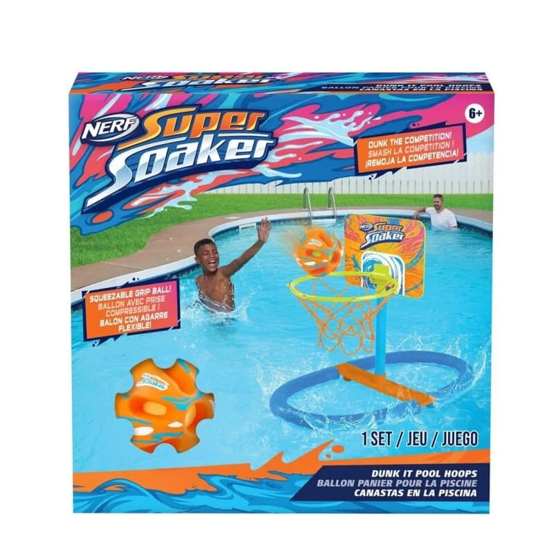 Nerf Pool Hoop Bash Set – bazenski set sa obručem i loptom